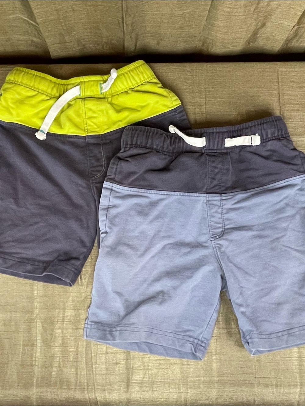 Tommy Bahama Boys Kids Colorblock Drawstring Shorts - 2 Pair - Size Small (5/6)